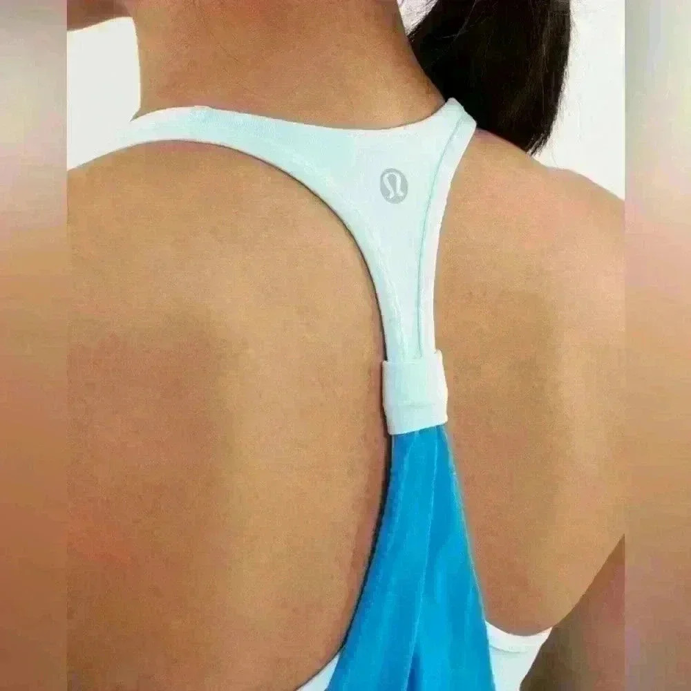 Lululemon Practice Freely Tank size 4 
Beach Blanket Blue / Aquamarine - Picture 6 of 15